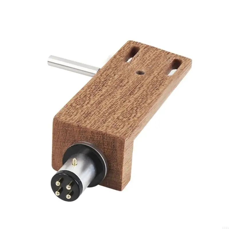 H8WA Cherry Turntable Headshell Mount for LP Phono Cartridge Replacement Phonograph