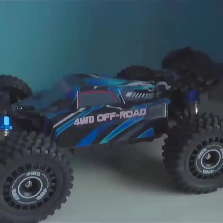 80キロ/hでブラシレスrcレーシングカー2.4グラム4WD電気高速オフロード