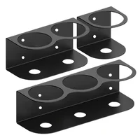 Spray Bottle Holder Metal Spray Can Holder Wall Mount Paint Bottle Organizer Single/Double/Three Holes Rack for Garage and Home 1