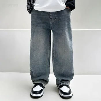 Boys Street Style Wide Jeans 1