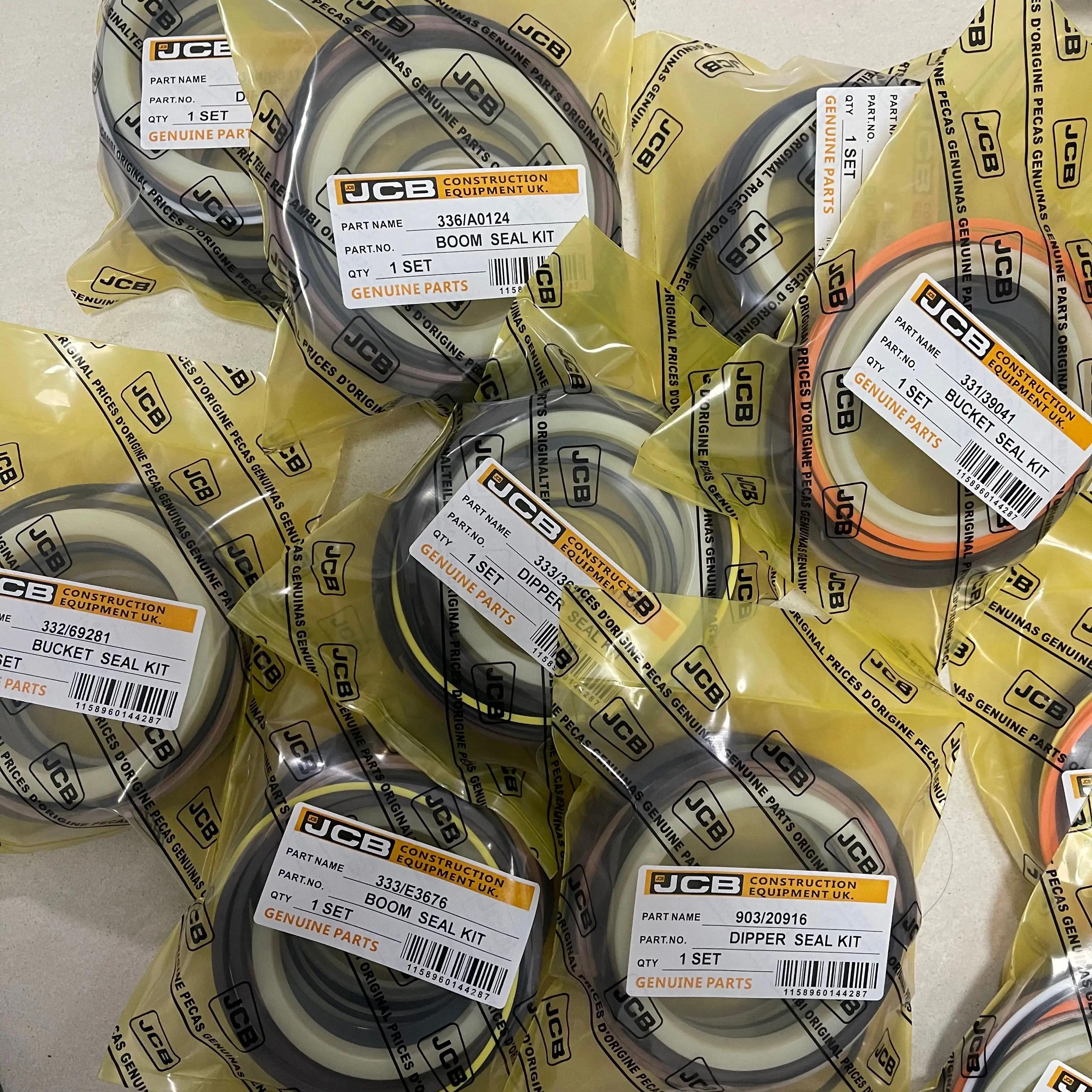 KUPY High quality hydraulic cylinder seal kit For JCB 991/20021 991