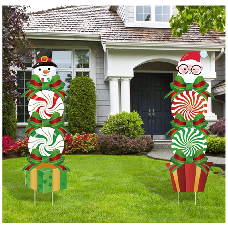 Outdoor Christmas Decorations Yard | Diy Outdoor Lawn Christmas Decorations  - Party & Holiday Diy Decorations - Aliexpress