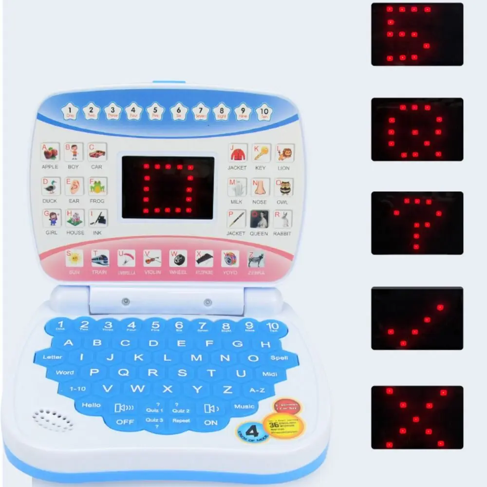 

Electronic Learning Machine Mini Educational Child Laptop Computer English Language Learning With Mouse Laptop Toy Child Toys