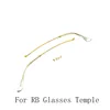 Glasses Temple Accessories For 3447 2447 Men And Women Myopia Mirror Frame Sunglasses Leg Gold Black Silver Gun Color 1