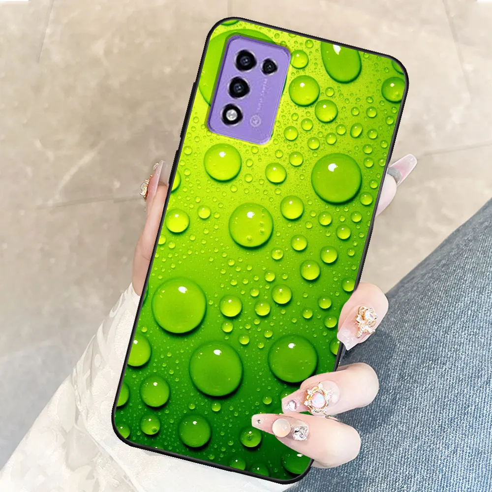Floral Marble TPU Soft Silicone Phone Case - Protective Bumper Cover