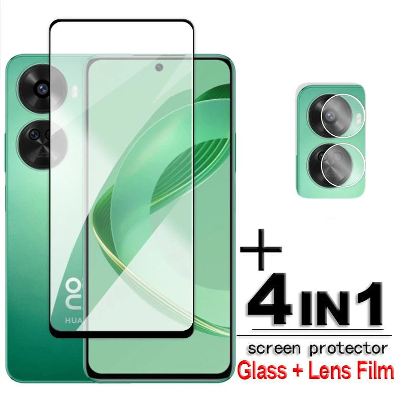 

For Huawei Nova 11 SE Glass For Nova 11 SE Tempered Glass 2.5D Full Cover Glue HD Screen Protector For Nova 11 SE Film 6.67 inch