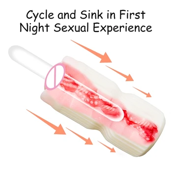 High Quality Male Masturbator Cup with Gifed Box masturbators for Men Realistic Pocket Pussy Vagina Adult Toys for Men Sex Toys 3