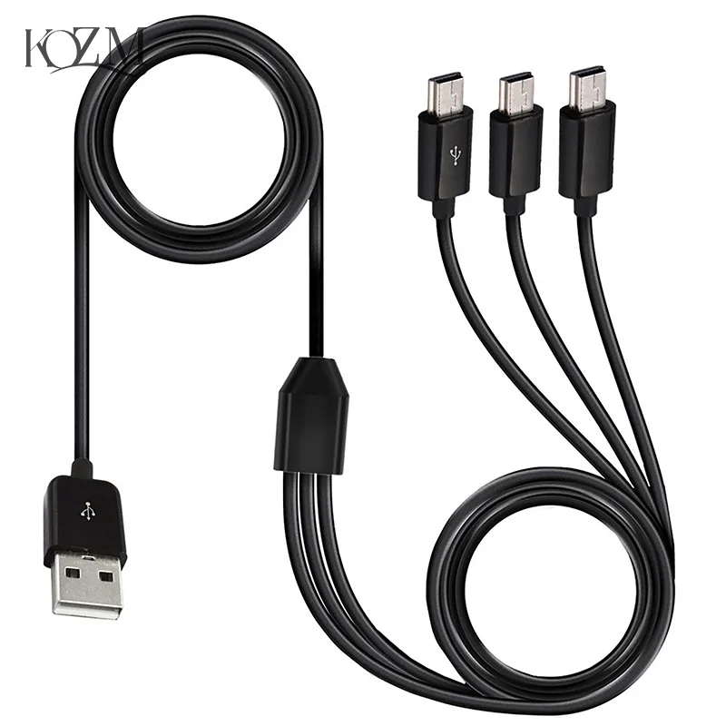 미니 USB 데이터 충전기 케이블, 1 계량기 고속 충전, 미니 USB Y 분배..