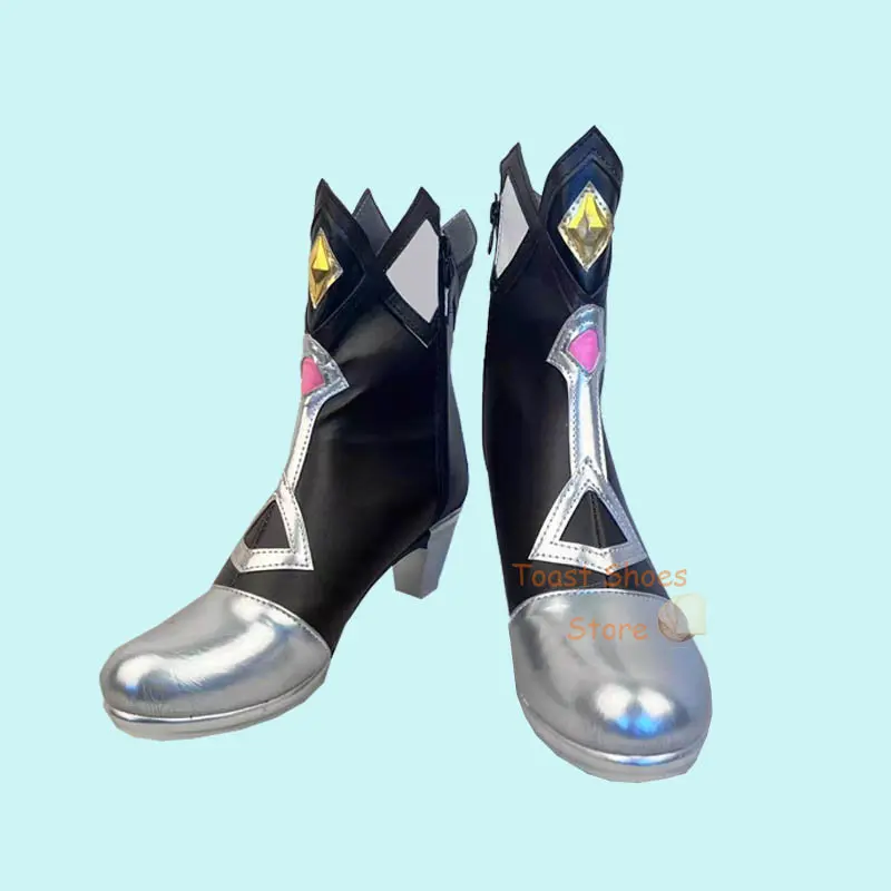 

Genshinimpact Rosaria New Style Cosplay Shoes Comic Anime Game Cos Boots for Con Carnival Party Cosplay Costume Prop Shoes