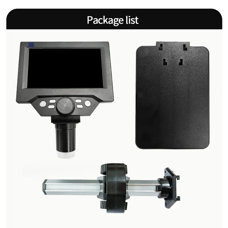 5.5" LCD Digital Microscope 1000X USB Digital Microscope with Adjustable LED for Error Coins PCB Compatible with MacOS Windows digital microscope