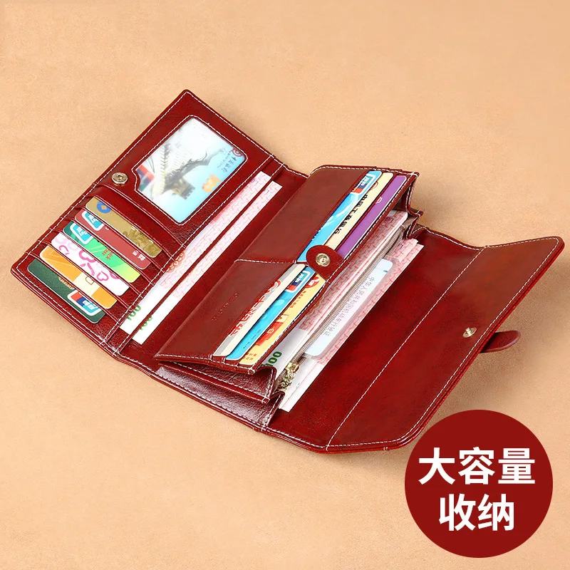 2023 Women Wallets Fashion Long Leather Female Handy Clutch Purse Lady Cell Phone Card Holders Money Bag for Girls 4