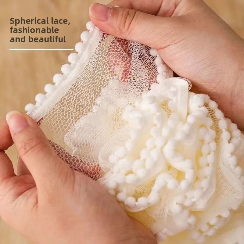 Spugna da bagno per adulti e bambini - Pouf esfoliante extra morbido in luffa per gel doccia e sapone, set regalo da bagno accessorio - immagine 3