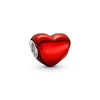Hot Sale Fine Authentic Metallic Multicolour Heart Charms Beads Fit Original 925 Sterling Silver Bracelet DIY Women Jewelry Gift 4