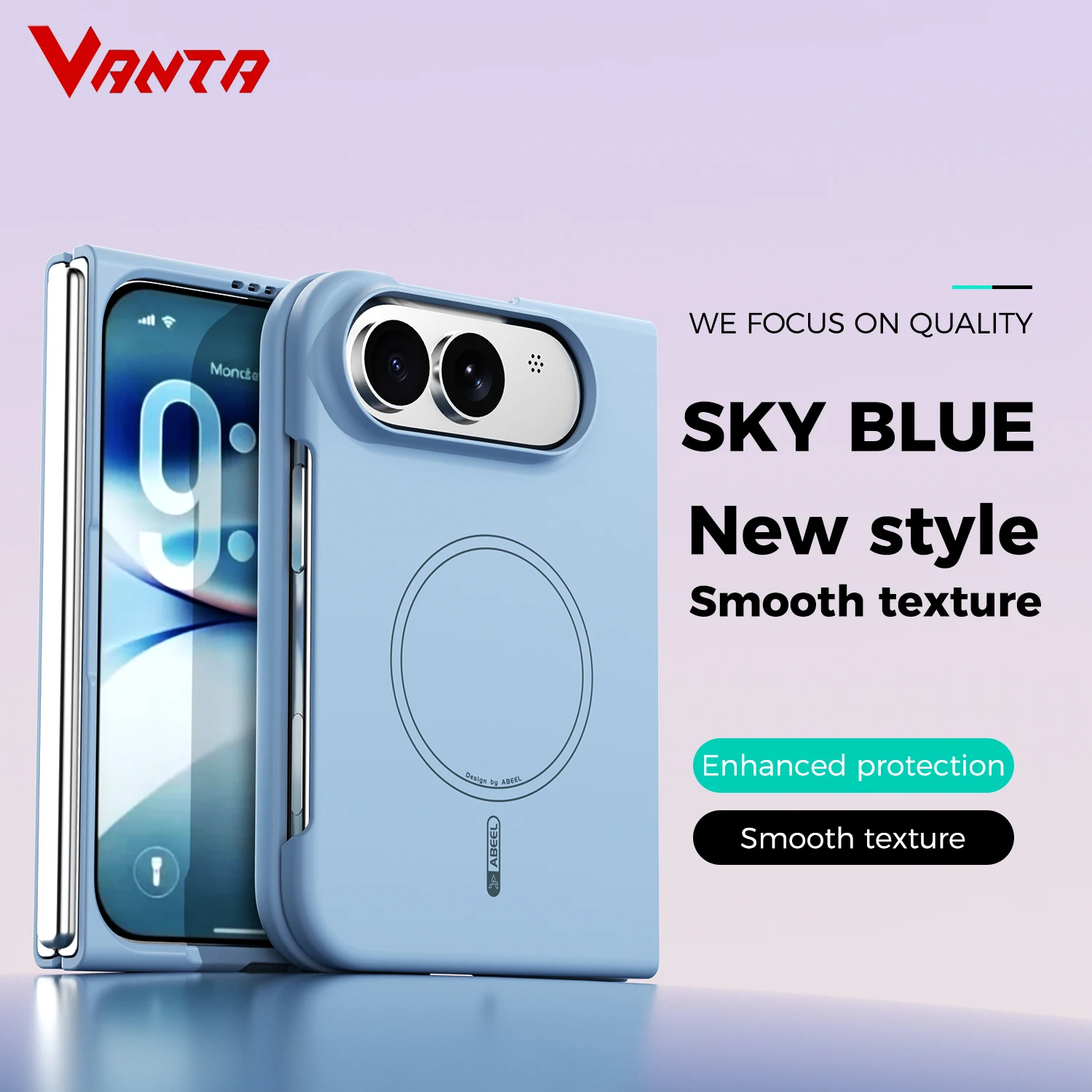 Luxurious Slim Shockproof Duo Case with MagSafe-Compatible Magnetic Wireless Charging