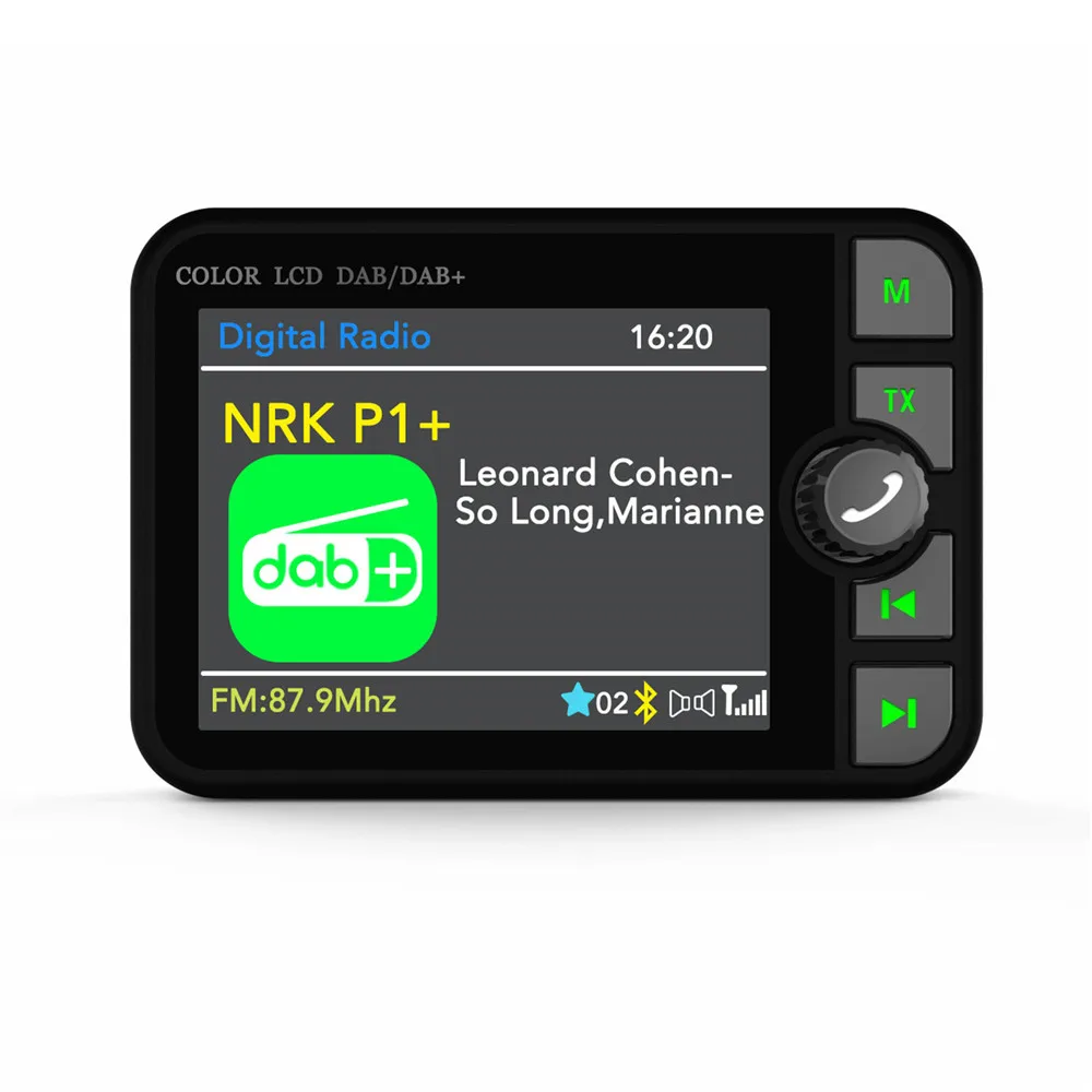  ÷ ũ DAB ù, ̵ ÷  ,  FM ۽ű, MP3 ÷̾, ù USB , 2.4 ġ, 1 Ʈ