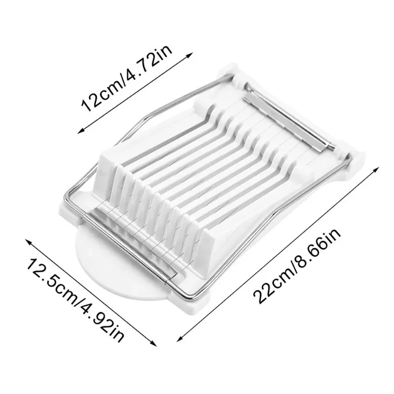 Stainless Steel Wire Luncheon Meat Slicer Multi-purpose Food Slicing Tool for Cheese Ham Fruits and Vegetables Kitchen Gadget