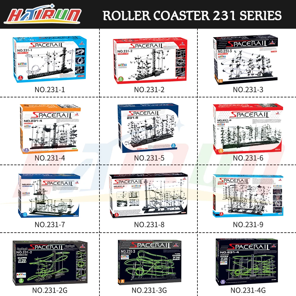 

Spacerail Roller Coaster Ball Magnetic Construction Set First Generation Level 1-9 Physical Experiment Model Boy Birthday Gift