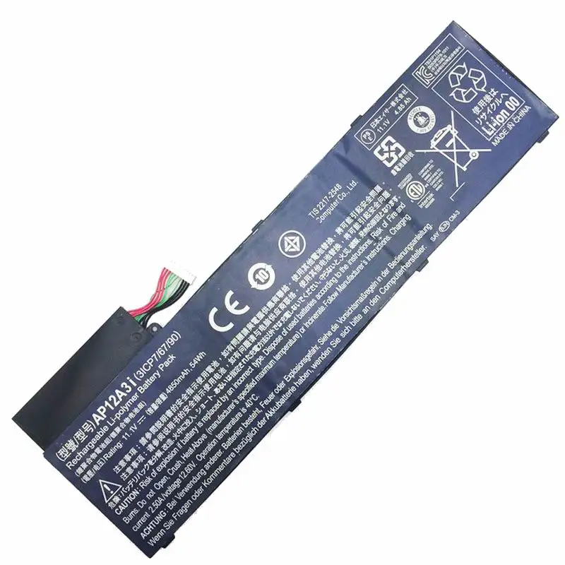 Аккумулятор для ноутбука Acer Aspire M5-481G M3-581TG MA50 W700 AP12A3i 11 1 V 4850mAh/54WH |