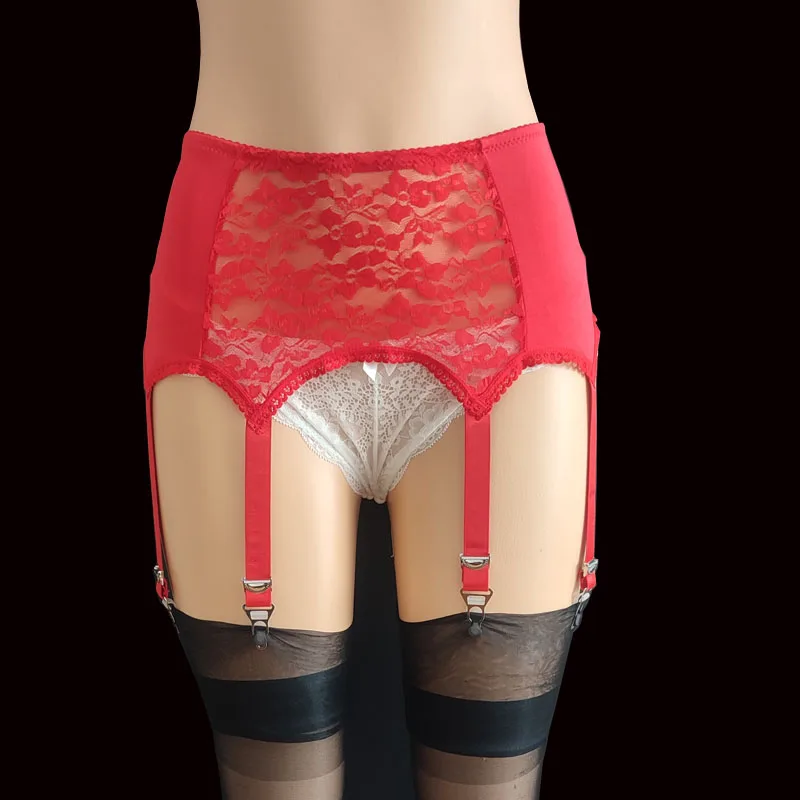 6 garter belt Vinyl Garter Belt Fishnets & Panty main image 0