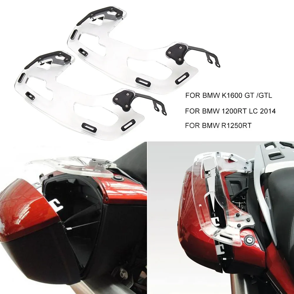 

New Motorcycle ADDITIONAL LUGGAGE RACK -CLEAR- ON SIDE PANNIERS For BMW R1200RT LC 2014 R1250RT K1600 GT GTL 2021 2020 2019 2018