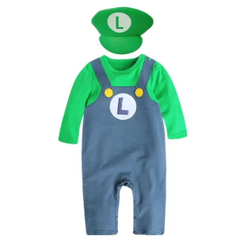 Baby Boy Anime Hooded Brothers Bodysuit 3