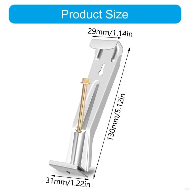 Q1FD 28pcs Concealed Gutter Hangers 5 Inch Sturdy Brackets With Easy Installation