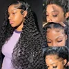 200 Density Deep Wave Lace Front Wig 13x6 Hd Lace Frontal Wig 4x4 13x4 Curly Human Hair Wigs For Women 360 Pre Plucked Lace Wig 3