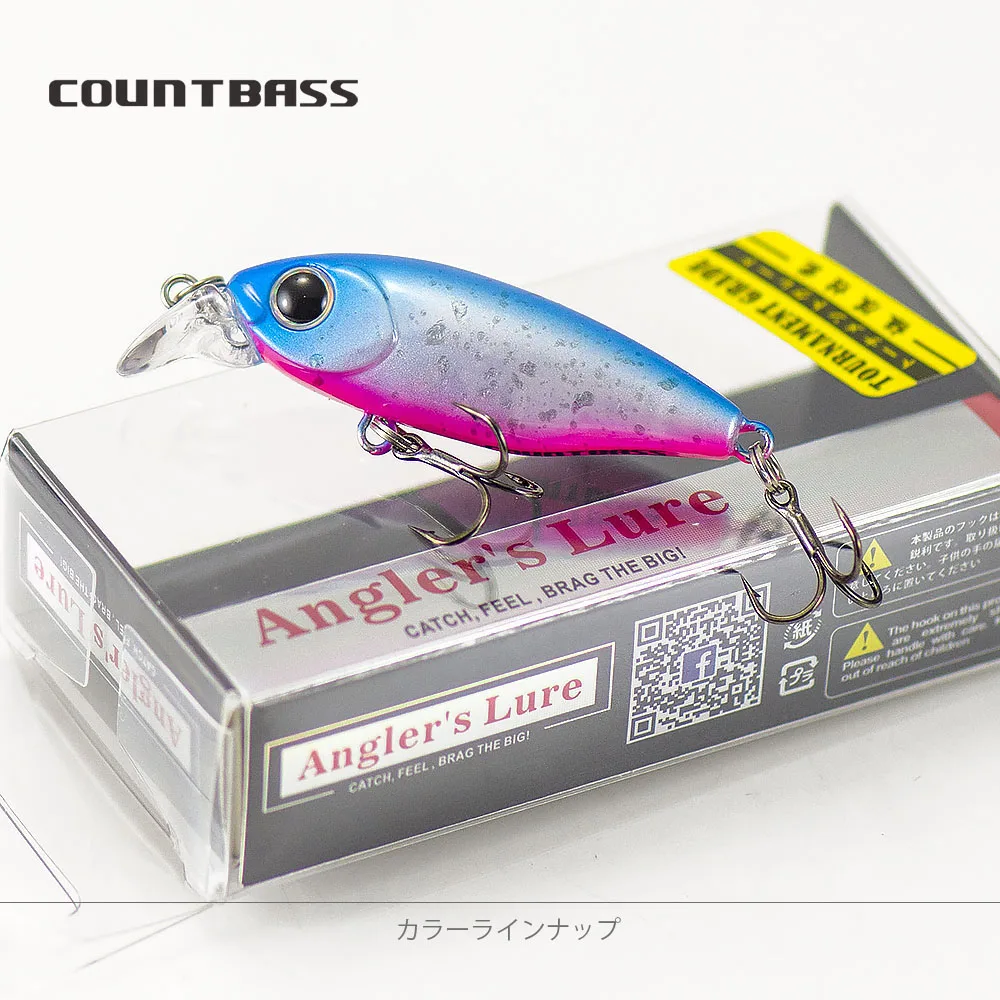 Count bass Sinking Minnow Hardbaits Fisch köder lockt Wobbler Kurbel köder Angler köder 45mm 4,1g – Detail 25