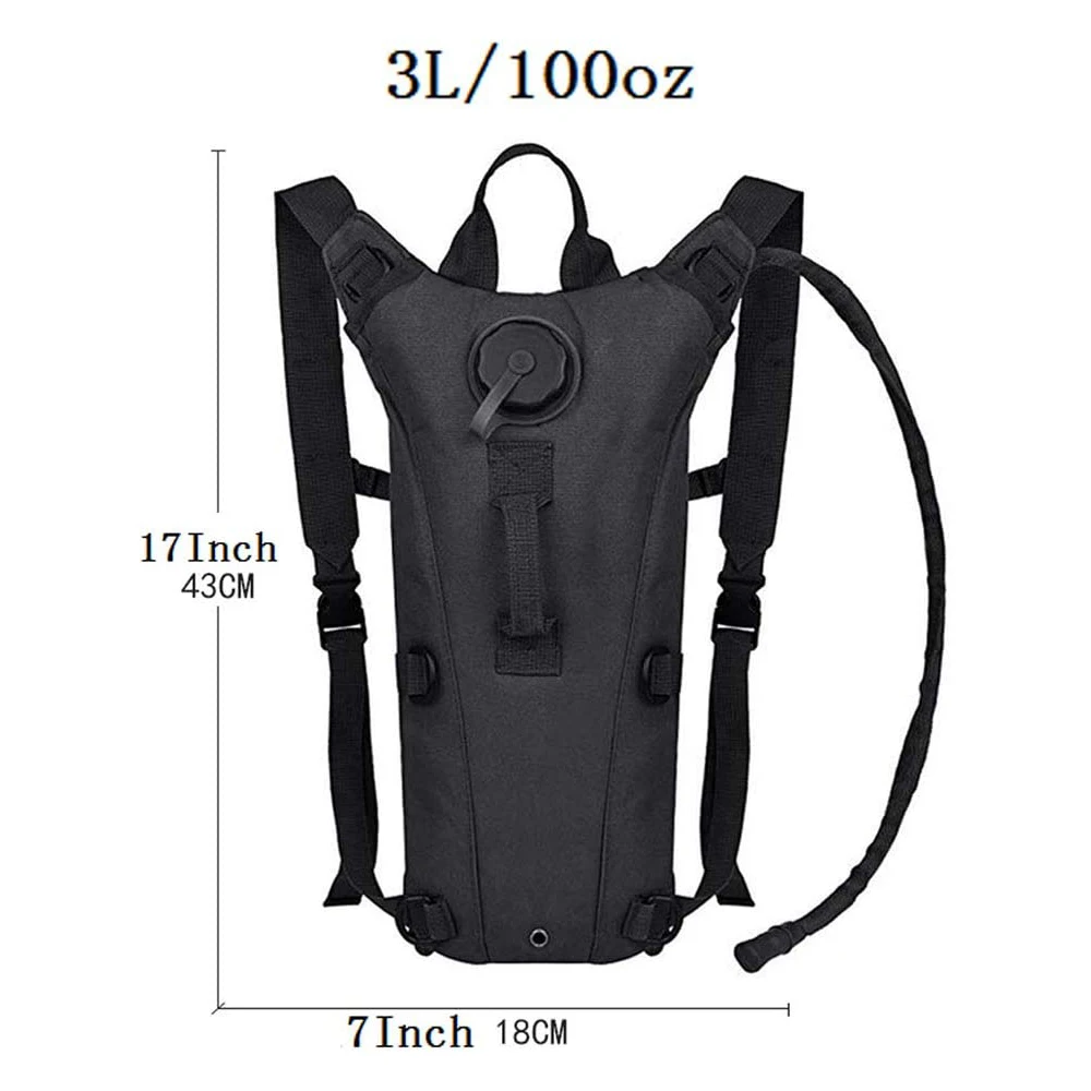 3L Hydration Water Bladder Outdoor Sport Cycling Water Bag Backpack Military Tactical Camouflage Mountaineering Bag 4