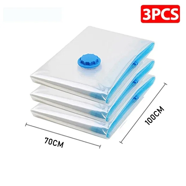 3/5pcs Vacuum Storage Bags Travel Storage Bag With Mini Electric Pump Space  Saver Vacuum Sealer Bag For Clothes Bedding Pillow - AliExpress