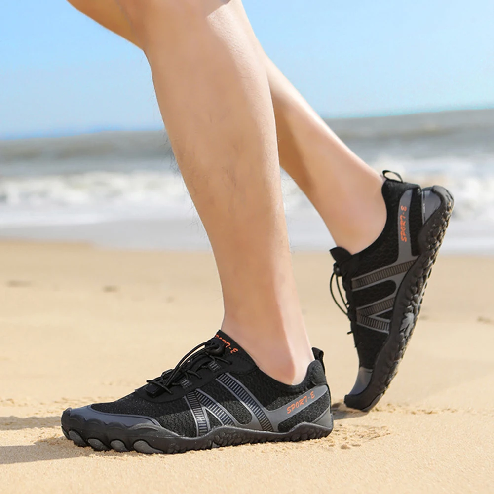 

Кроссовки для дайвинга, Нескользящие пляжные акватуфли для плавания, быстросохнущие дышащие износостойкие уличные принадлежности для женщин и мужчин