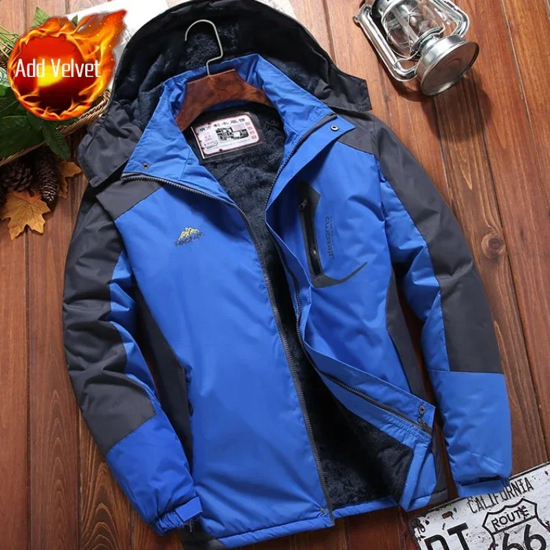 thumbnail image 1 of Chaqueta de plumón roja para hombre con cremallera, abrigos acolchados para hombre, parkas con relleno y capucha, modelos de invierno, moda 2024, novedad en ropa exterior, casual y, 1 of 5