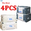 4/2/1PCS Big Capacity Quilt Clothes Duvet Blanket Storage Bag Organizer Sorting Bags Dustproof Closet Under-Bed Moisture Proof 1