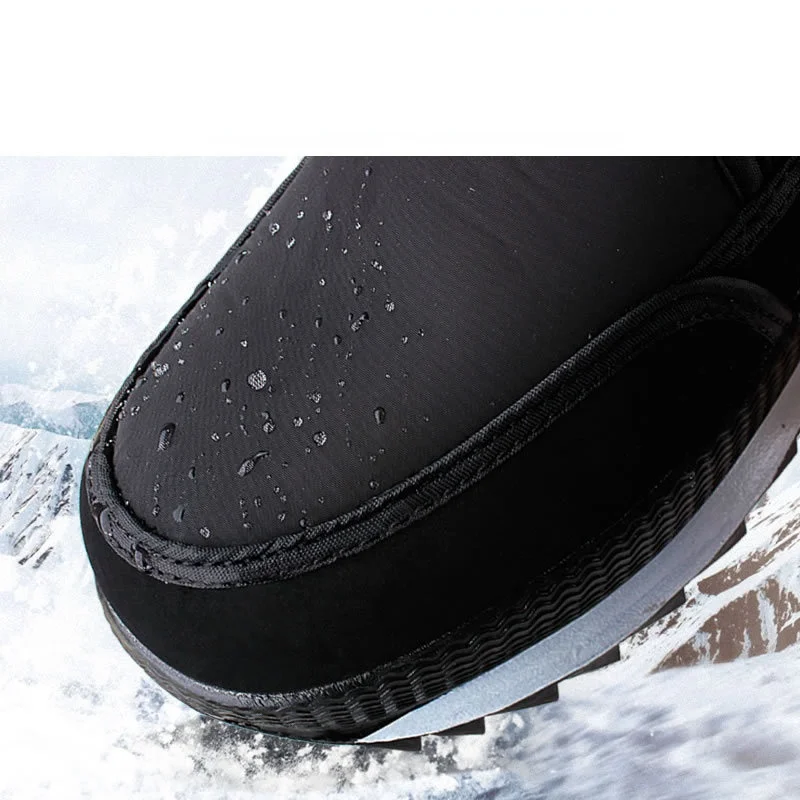 Men's Boots -40&deg; Warm Mid-calf Snow Boots Men Winter Shoes Thicken Plush Comfort Non-slip Platform Booties Plus Size Man Shoes Winter Snow Boots Men Boots