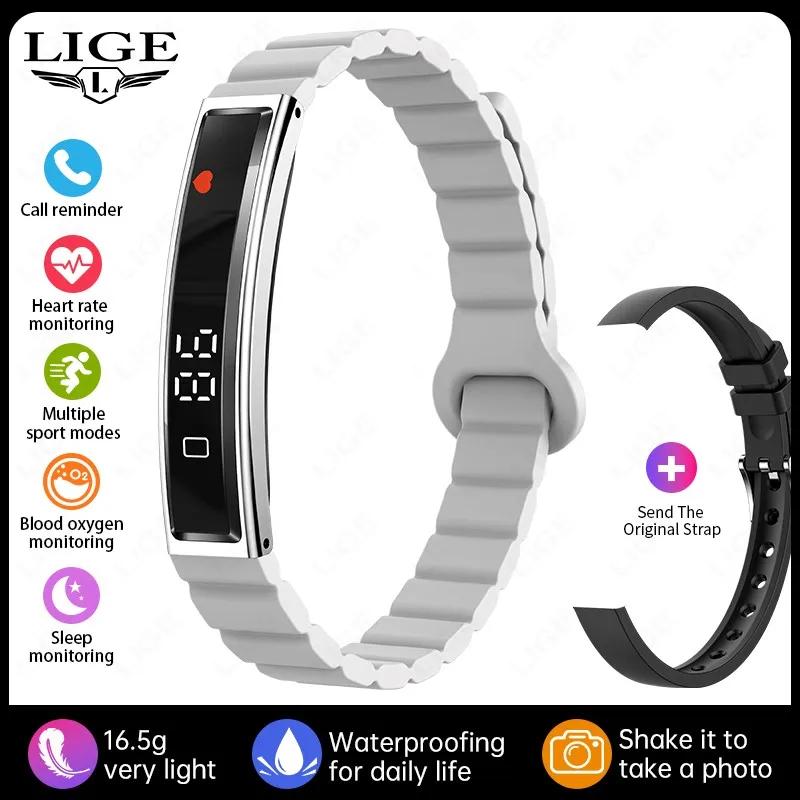 Health Smart Bracelet Men Women Fitness Sports Band Stress Test thumbnail 2