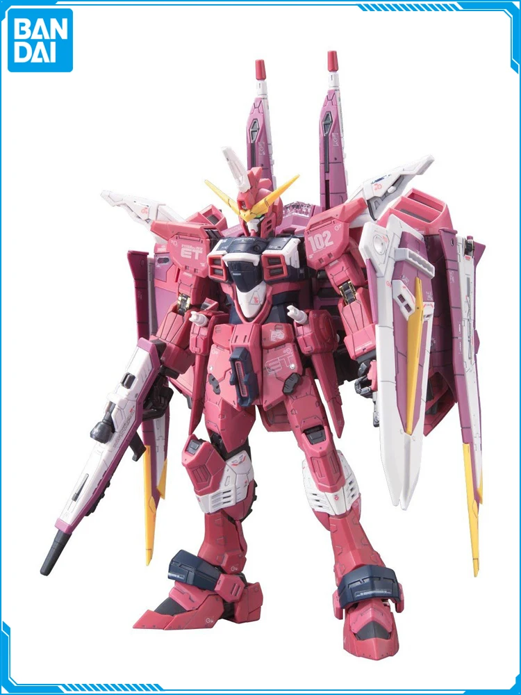 

Genuine Bandai 13cm SEED Destiny Athrun Zala RG 09 SEED JUSTICE 1/144 Assembly Model Collectible Toys For Decorating Gifts