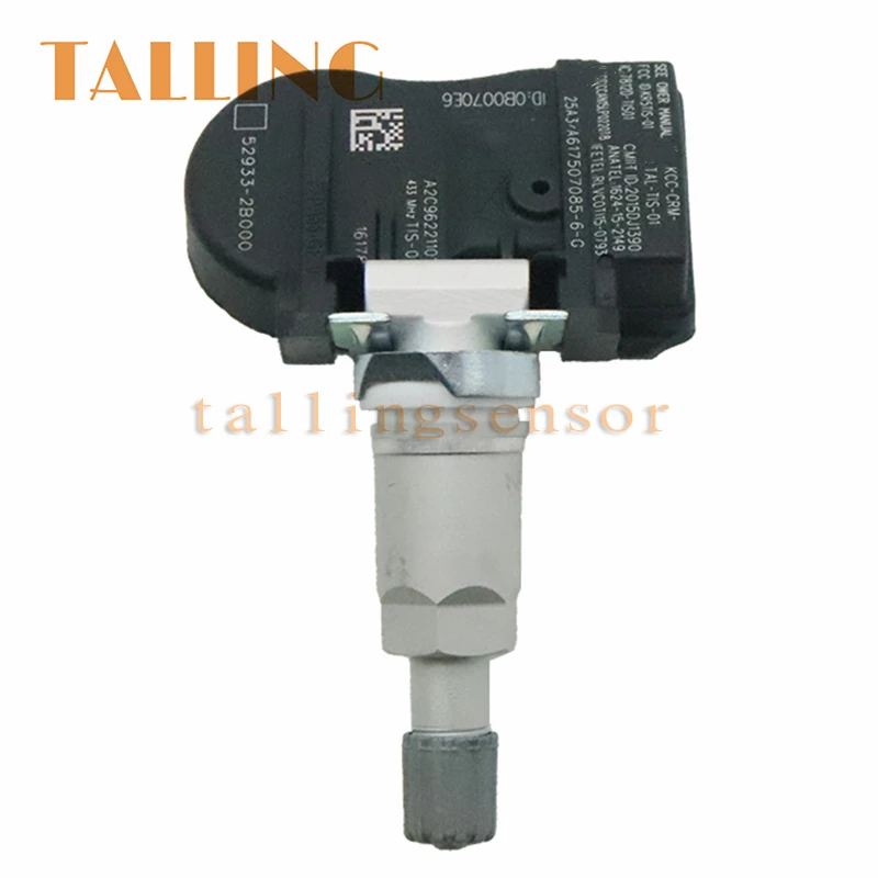 TPMS Ÿ̾ з ͸ , 433MHz,  Ÿ ҳŸ  2012, 52933-2B000, 52933 2B000, ǰ
