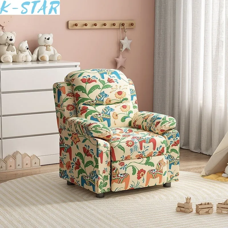 K-star Children's Functional Sofa Single Person Storage Sofa Living Room Reading Lazy Leisure And Reclining Baby Hot Sale