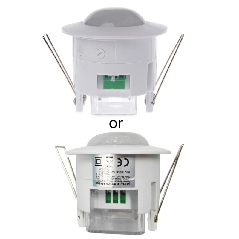 110-240V Adjustable 360° Ceiling PIR Body Motion Detector Lam Drop Shipping