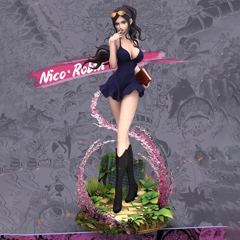 

One Piece 36cm Figurine Miss Allsunday Anime Figure Nico Robin Action Figure Pvc Gk Collection Statue Model Ornament Toys Gift