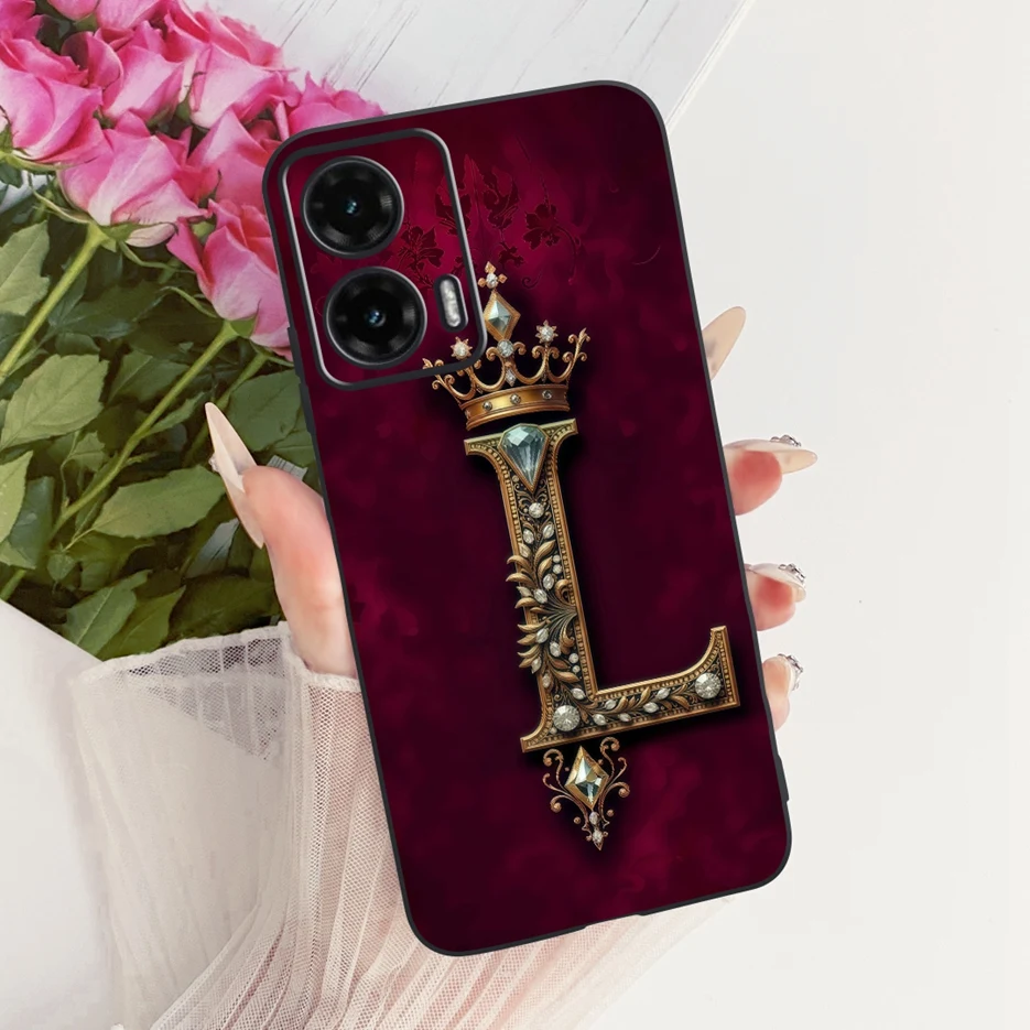 Cute Letters Soft TPU Phone Case