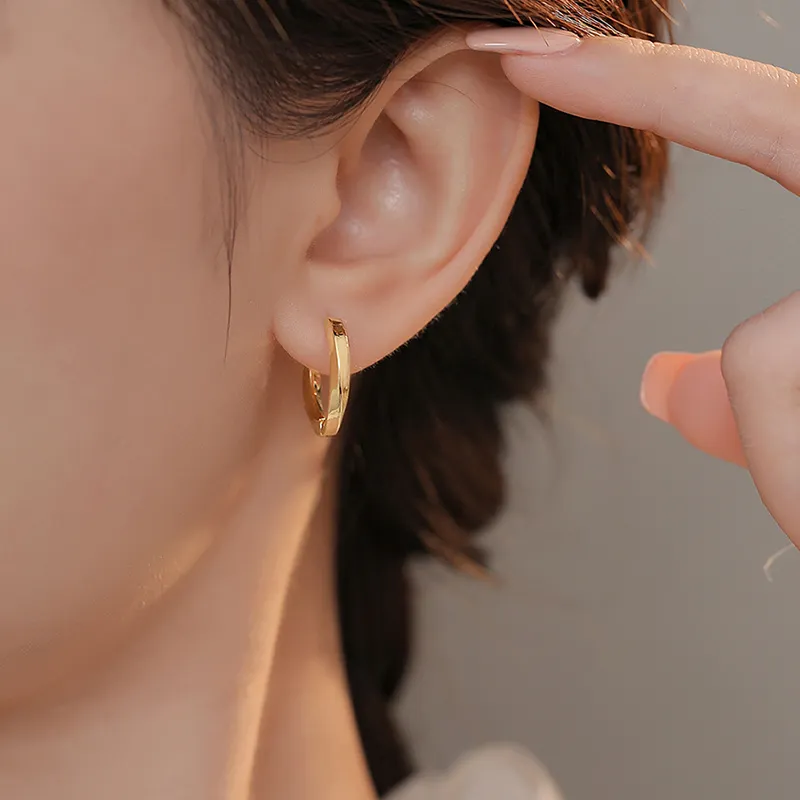 6-10MM Gold pearl Earrings | Three Pearl Hoop Earrings | Flower Clover  Pearl Earring – Huge Tomato