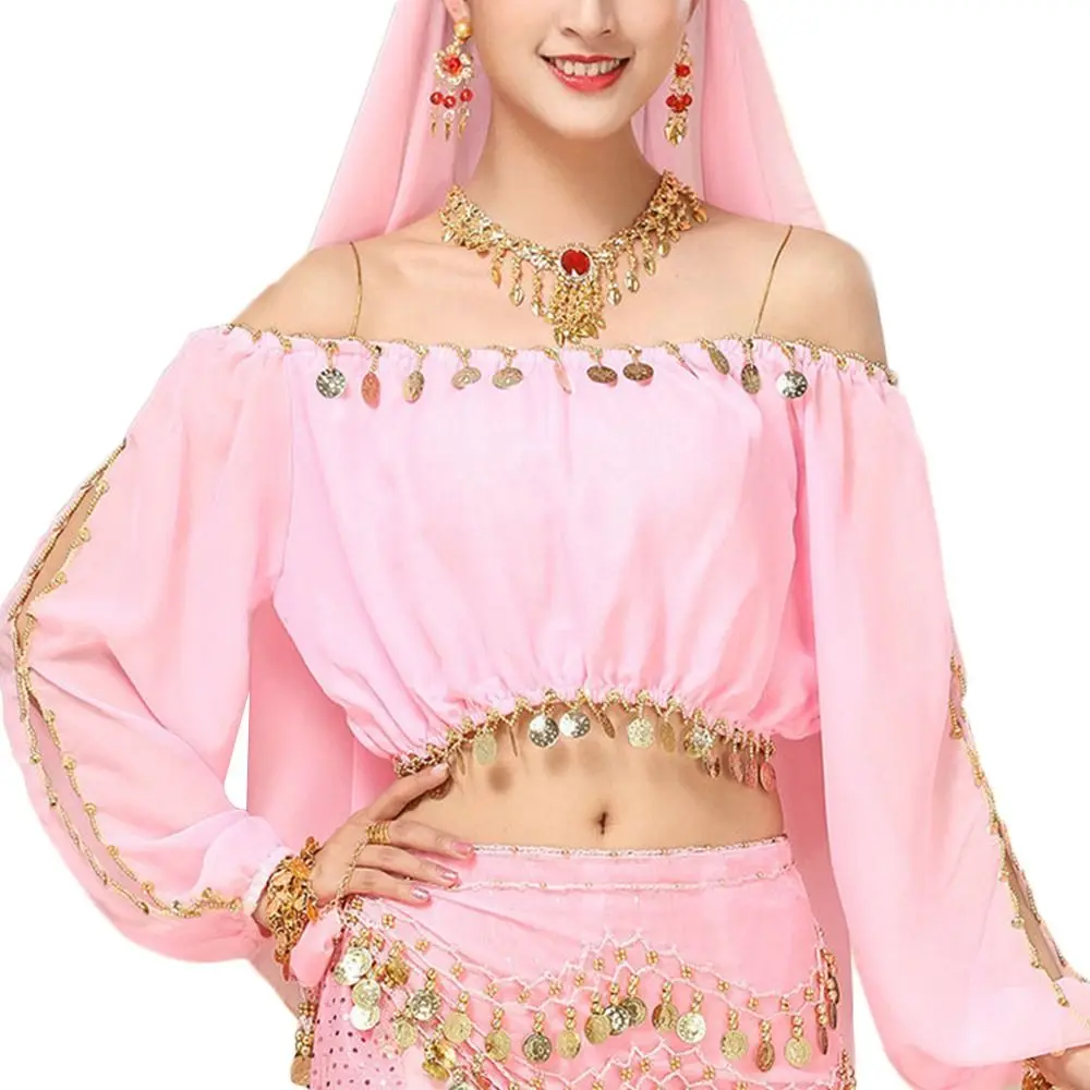 Women Nightclub Tassel Dance Wear Performance Top Belly Dance Top Show Costumes