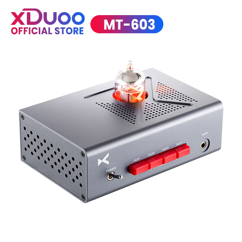 xDuoo MT-603 12AU7 Buis 4 Audio-ingang Een Audio-uitgangsversterker Meerdere Pre-Amp