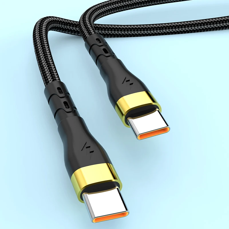 PD 120 W Superschnelles Ladekabel für Samsung S24 S23 Ultra USB C auf Typ C Datenkabel für iPhone 15 Pro Max MacBook Pro iPad