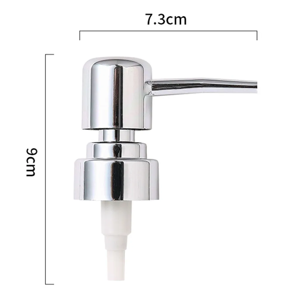 Soap Pump Head Liquid Lotion Dispenser Head Bathroom Soap Bottle Press Nozzle Bathroom Hand Replace Lotion Shampoo Pump Tube 6