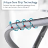 Premium SureGrip 3 Tier Indoor and Outdoor Clothes Drying Rack, Lightly Textured Non Slip Rungs, 69 Ft 6