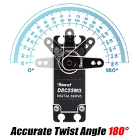 9imod 55kg Waterproof Servo IP67 180/270 Magnetic Sensor High Torque Coreless Digital Servo Full Metal Gear for 1/8 1/10 RC Cars - Image 6