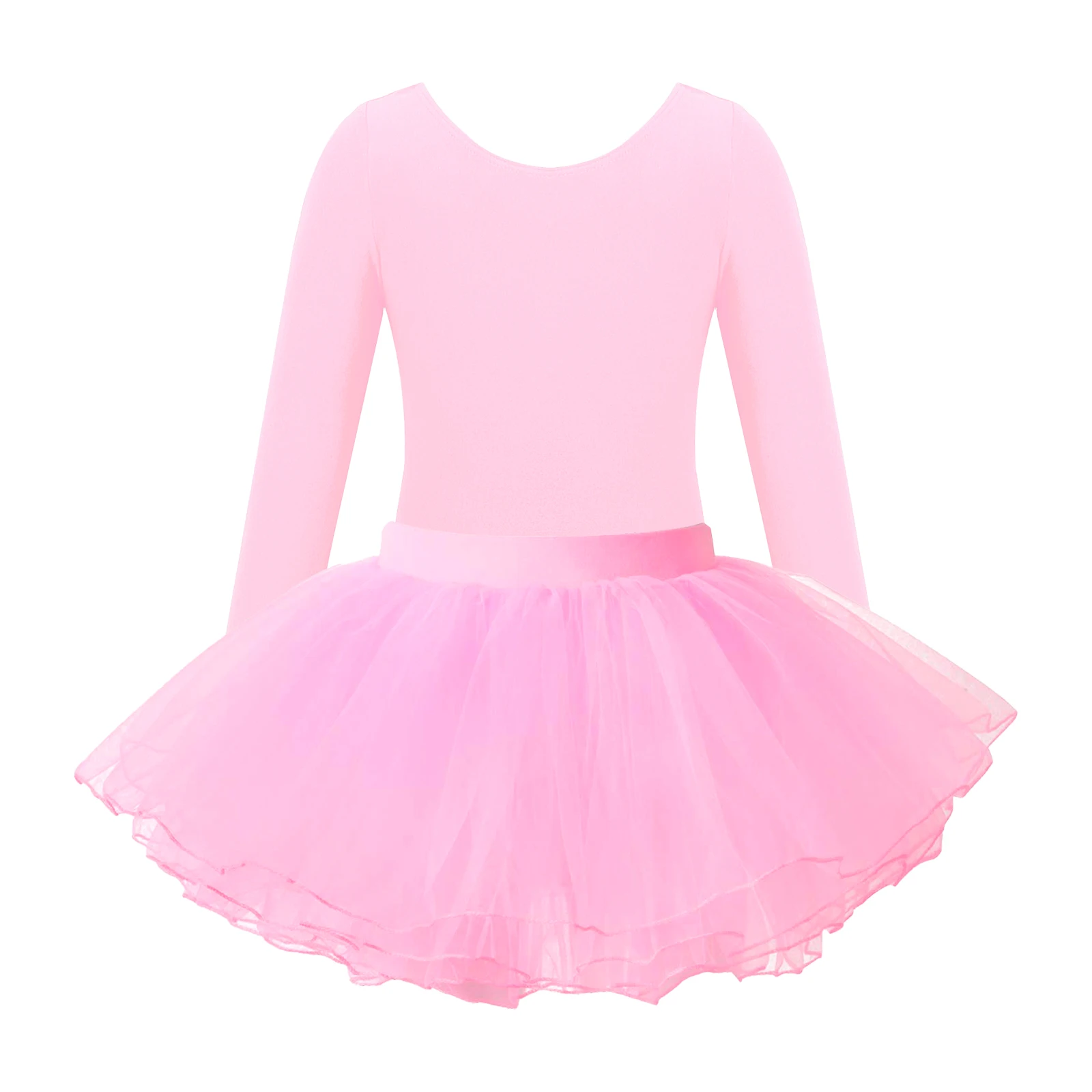 Tutina Da Danza Classica Per Bambine Con Gonna Tutù E Paillettes - FYMNSI, 3-10 Anni, Morbida Ed Elastica
