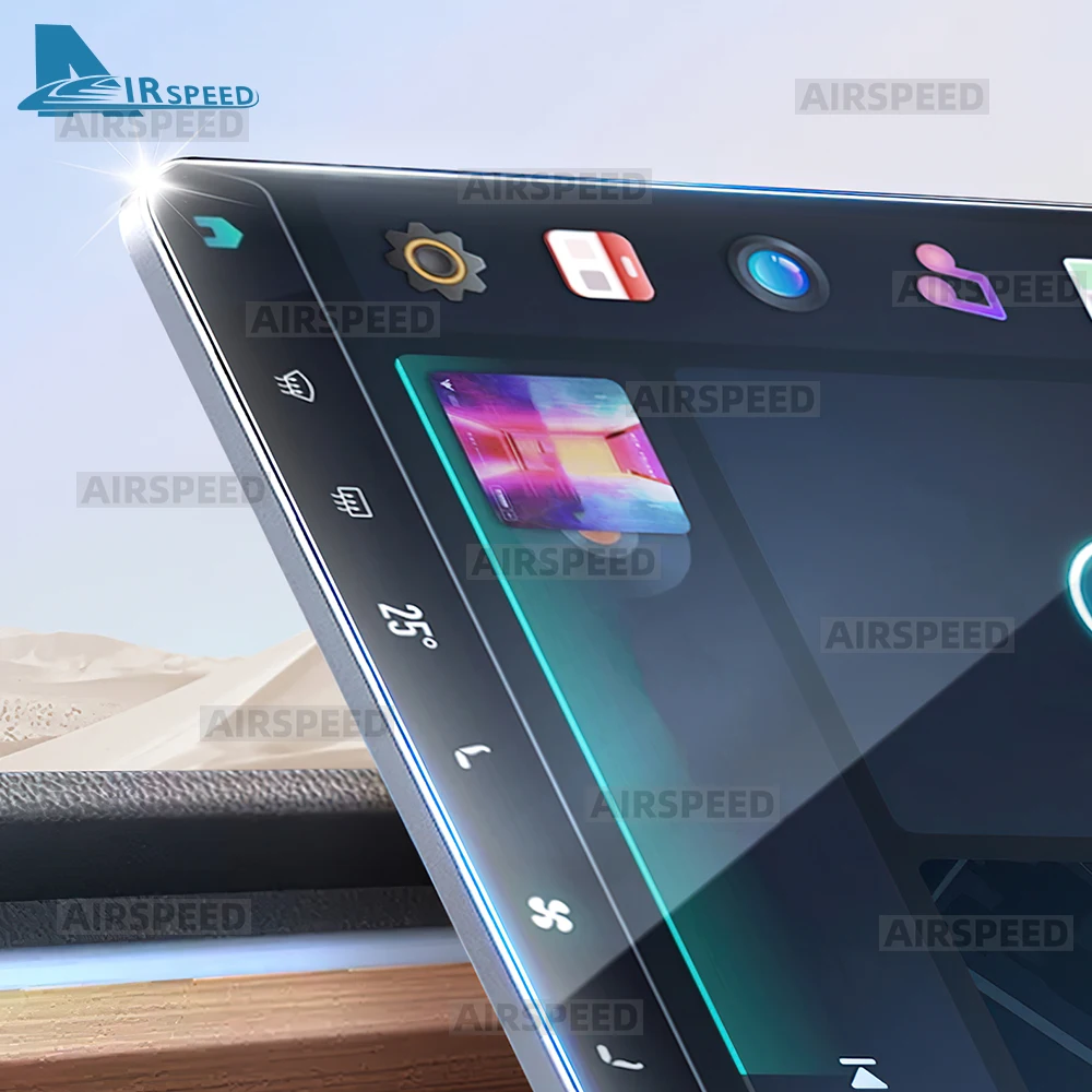 Premium Tempered Glass Screen Protector for Car Dashboard GPS Navigation Film